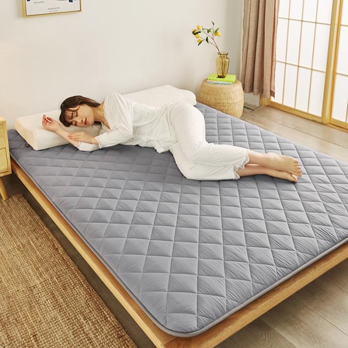 91家纺网 家纺一手货源 找家纺 （总）丽诺床垫 2022新款纯色三明治床垫