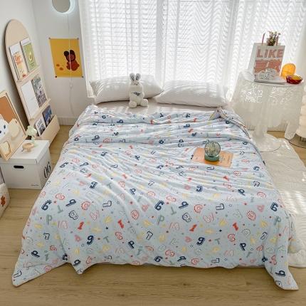 91家纺网 家纺一手货源 找家纺 （总）薇玛仕 2023 A类针织棉大豆夏凉被小清新夏被空调被