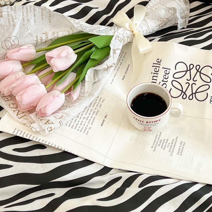 91家纺网 家纺一手货源 找家纺 昔可2022新款网红黑白豹纹系列全棉四件套 斑马纹