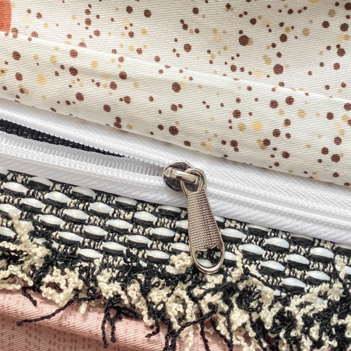 91家纺网 家纺一手货源 找家纺 昔可2022新款流苏小香风系列四件套  香香爱心