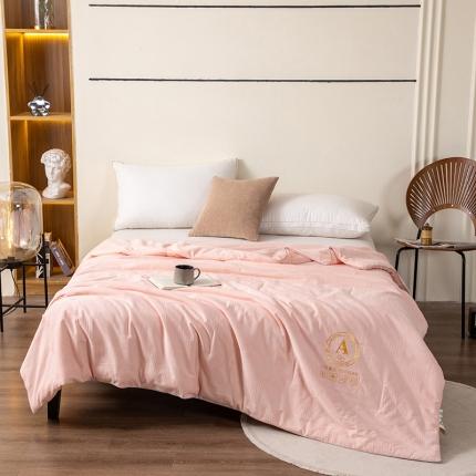 91家纺网 家纺一手货源 找家纺 （总）芯恋家居2025新款母婴级无印染大提花大豆春秋夏被