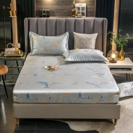 91家纺网 家纺一手货源 找家纺 （总）798 2022新款提花凉席床笠款