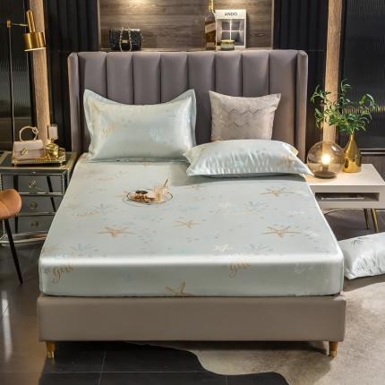 91家纺网 家纺一手货源 找家纺 （总）798 2022新款提花凉席床笠款