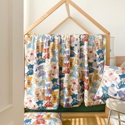 91家纺网 家纺一手货源 找家纺 （总）匠心2022新款儿童60支全棉夏被三件套