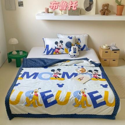 91家纺网 家纺一手货源 找家纺 （总）星期八 2022新款迪士尼正版豆豆夏被