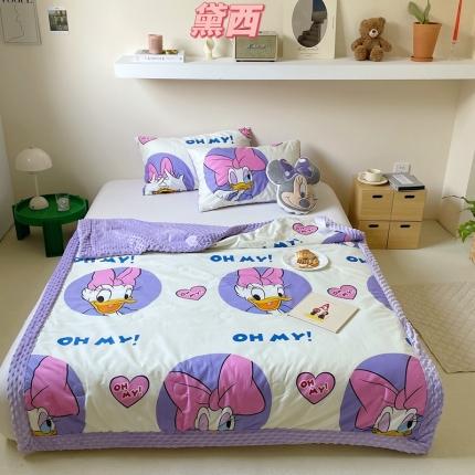 91家纺网 家纺一手货源 找家纺 （总）星期八 2022新款迪士尼正版豆豆夏被
