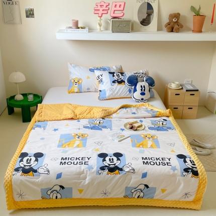 91家纺网 家纺一手货源 找家纺 （总）星期八 2022新款迪士尼正版豆豆夏被