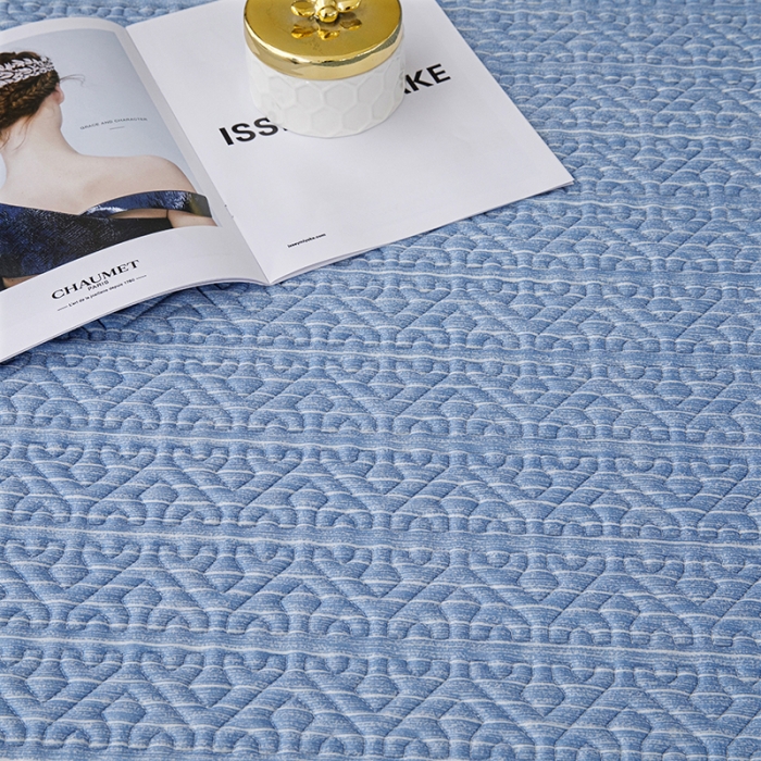 91家纺网 家纺一手货源 找家纺 （总）纽缦家纺  2022新款纯色肌理纹床单三件套