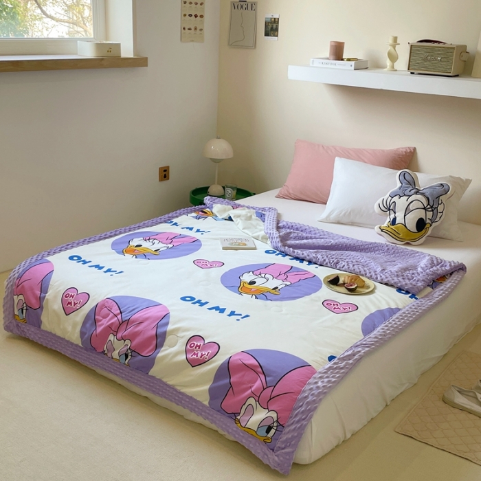 91家纺网 家纺一手货源 找家纺 （总）星期八 2022新款迪士尼正版豆豆夏被