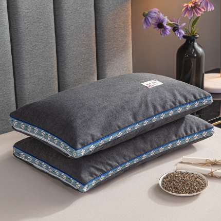 91家纺网 家纺一手货源 找家纺 仁宇枕业 2022新款枕芯麻绒全荞麦枕头枕头