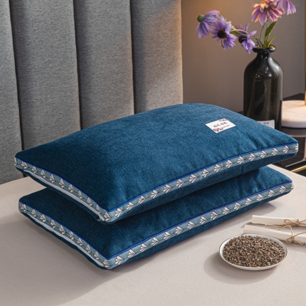 91家纺网 家纺一手货源 找家纺 仁宇枕业 2022新款枕芯麻绒全荞麦枕头枕头