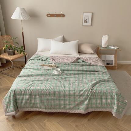 91家纺网 家纺一手货源 找家纺 （总）慕尚家纺 2025新款日式简约无印风夏被夏凉被风格一