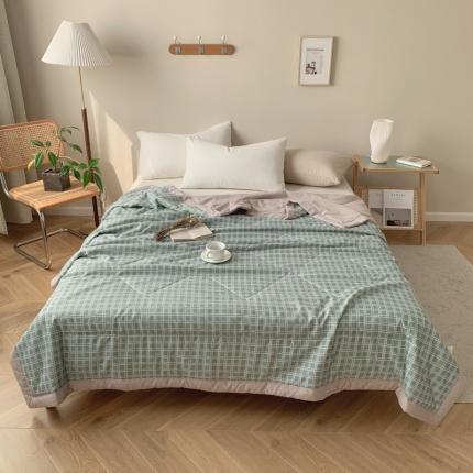 91家纺网 家纺一手货源 找家纺 （总）慕尚家纺 2025新款日式简约无印风夏被夏凉被风格一