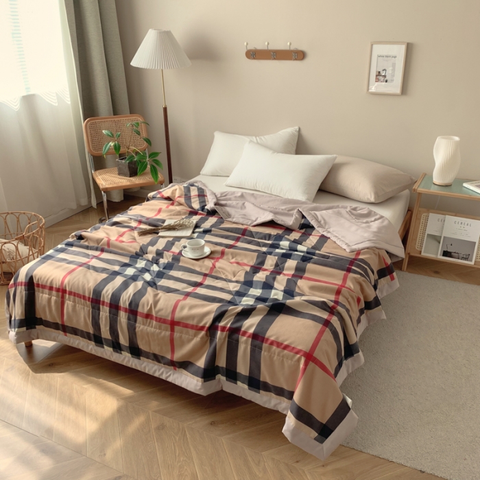 91家纺网 家纺一手货源 找家纺 （总）慕尚家纺 2025新款日式简约无印风夏被夏凉被风格一