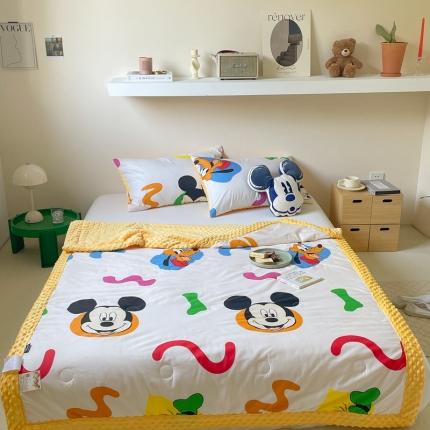 91家纺网 家纺一手货源 找家纺 星期八 2022新款迪士尼正版豆豆夏被 高飞