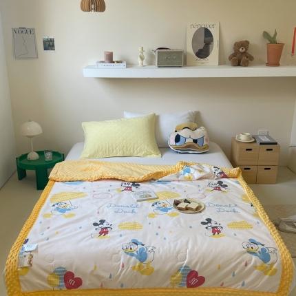 91家纺网 家纺一手货源 找家纺 星期八 2022新款迪士尼正版豆豆夏被 唐纳德