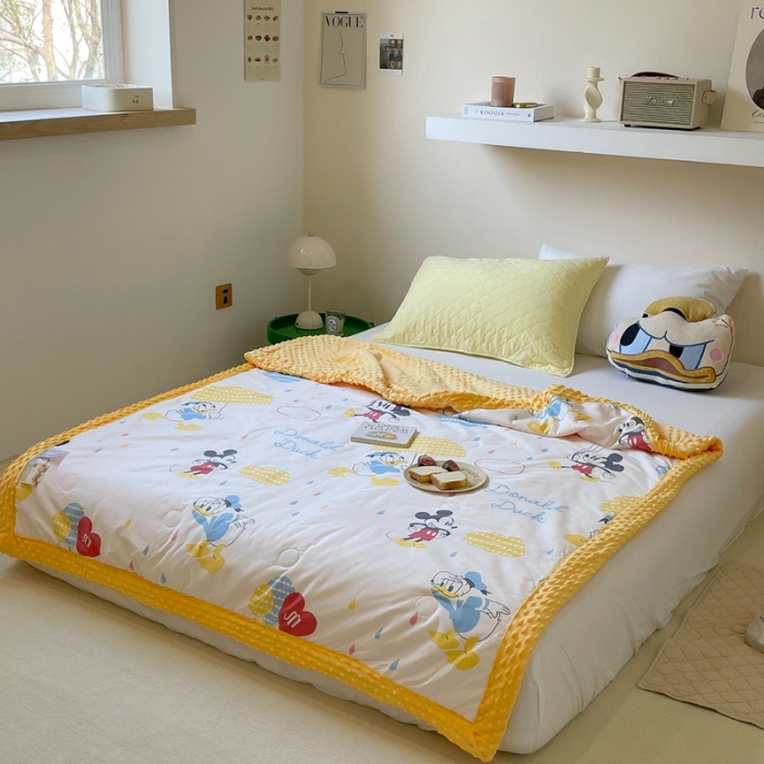 91家纺网 家纺一手货源 找家纺 星期八 2022新款迪士尼正版豆豆夏被 唐纳德