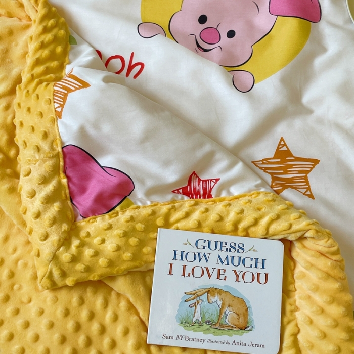 91家纺网 家纺一手货源 找家纺 星期八 2022新款迪士尼正版豆豆夏被 维尼家族