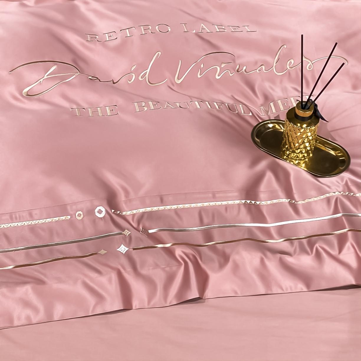 91家纺网 家纺一手货源 找家纺 欧乐蒂 新A版60亲肤水洗真丝B版纯棉四件套 奢雅-豆沙