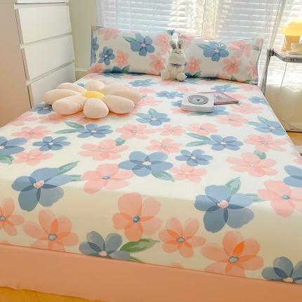 91家纺网 家纺一手货源 找家纺 瑞莱 2023新款全棉单品床笠（二） 蝶影