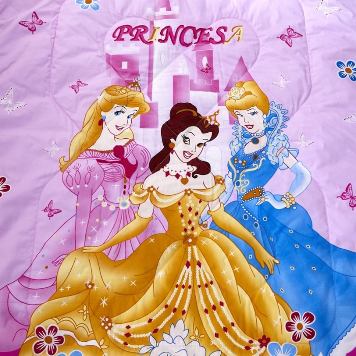 91家纺网 家纺一手货源 找家纺 吉咪兔 2022新款13372大版卡通全棉夏被 美丽公主