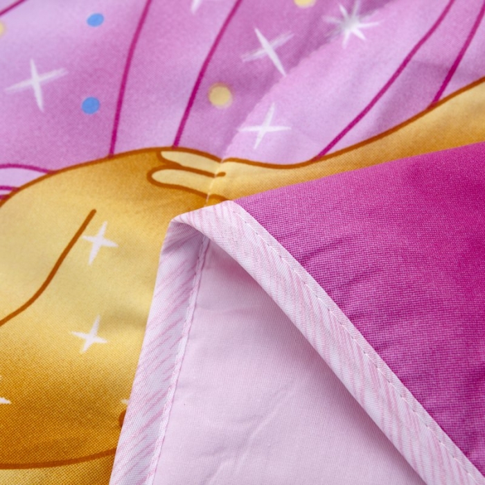 91家纺网 家纺一手货源 找家纺 吉咪兔 2022新款13372大版卡通全棉夏被 美丽公主