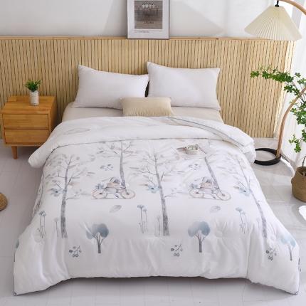 91家纺网 家纺一手货源 找家纺 (总)德芙 2023新款全棉印花被-带你去旅行