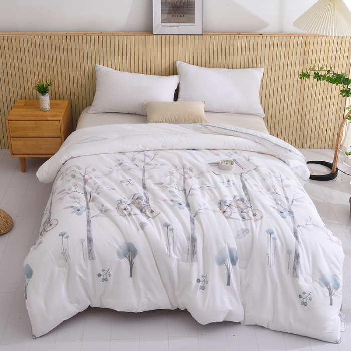 91家纺网 家纺一手货源 找家纺 (总)德芙 2023新款全棉印花被-带你去旅行