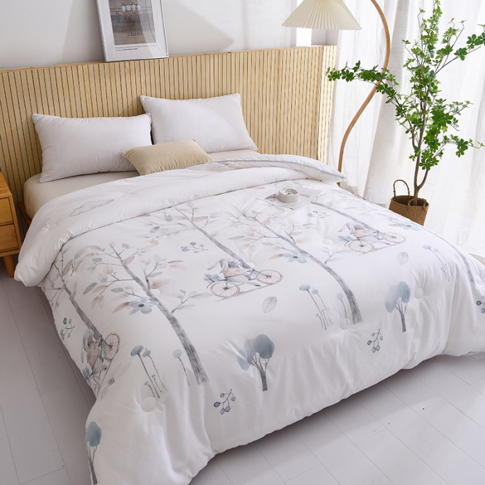 91家纺网 家纺一手货源 找家纺 (总)德芙 2023新款全棉印花被-带你去旅行