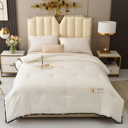 91家纺网 家纺一手货源 找家纺 (总)德芙 2023新款运动风纯色超柔天竺棉被