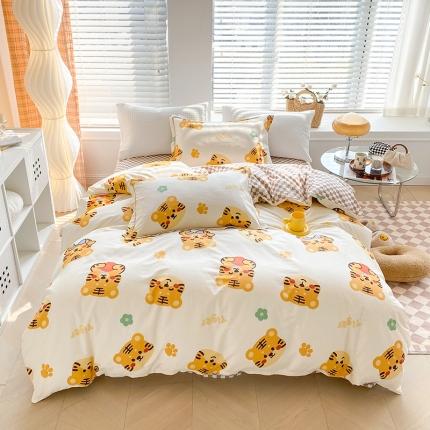 91家纺网 家纺一手货源 找家纺 （总）米莱 2022新款全棉工艺款四件套