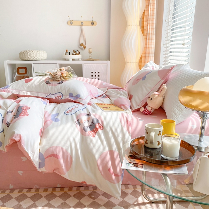 91家纺网 家纺一手货源 找家纺 （总）米莱 2022新款全棉工艺款四件套