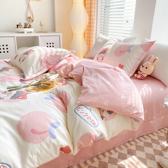 91家纺网 家纺一手货源 找家纺 （总）米莱 2022新款全棉工艺款四件套