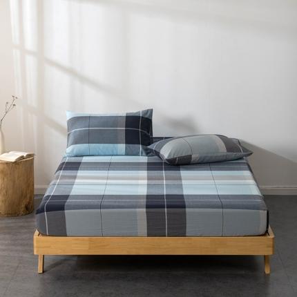 91家纺网 家纺一手货源 找家纺 （总）久典2022新款色织全棉水洗棉单品床笠（新增花型8色）