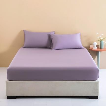 91家纺网 家纺一手货源 找家纺 久典 2022新款100支双股澳棉单品床笠 神秘紫