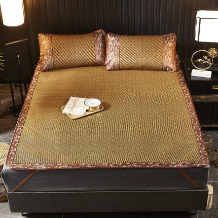 91家纺网 家纺一手货源 找家纺 （总）航途席业  2025新款斜块双面凉席