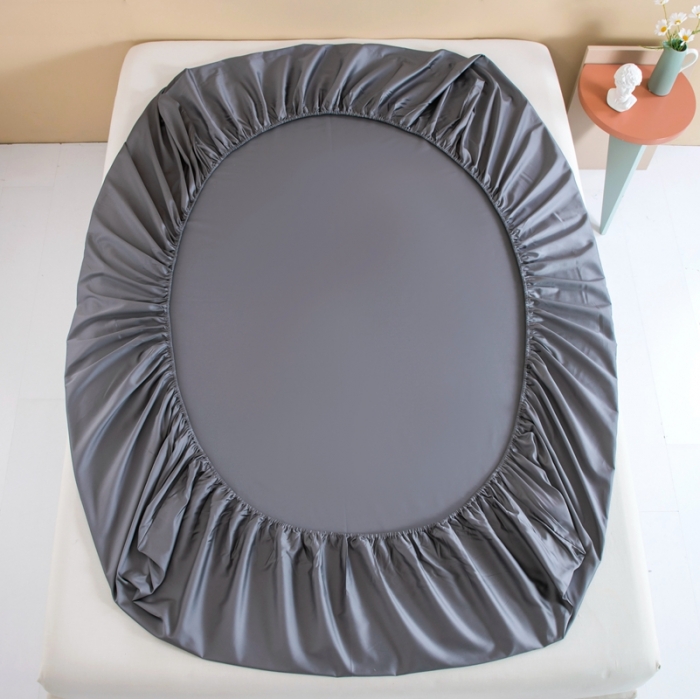 91家纺网 家纺一手货源 找家纺 久典 2022新款100支双股澳棉单品床笠 迪灰