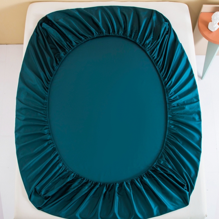 91家纺网 家纺一手货源 找家纺 久典 2022新款100支双股澳棉单品床笠 午夜蓝