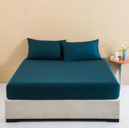 久典 2022新款100支双股澳棉单品床笠 午夜蓝