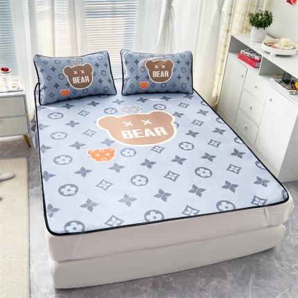 91家纺网 家纺一手货源 找家纺 (总)宅部落 2022新款卡通大版冰丝席