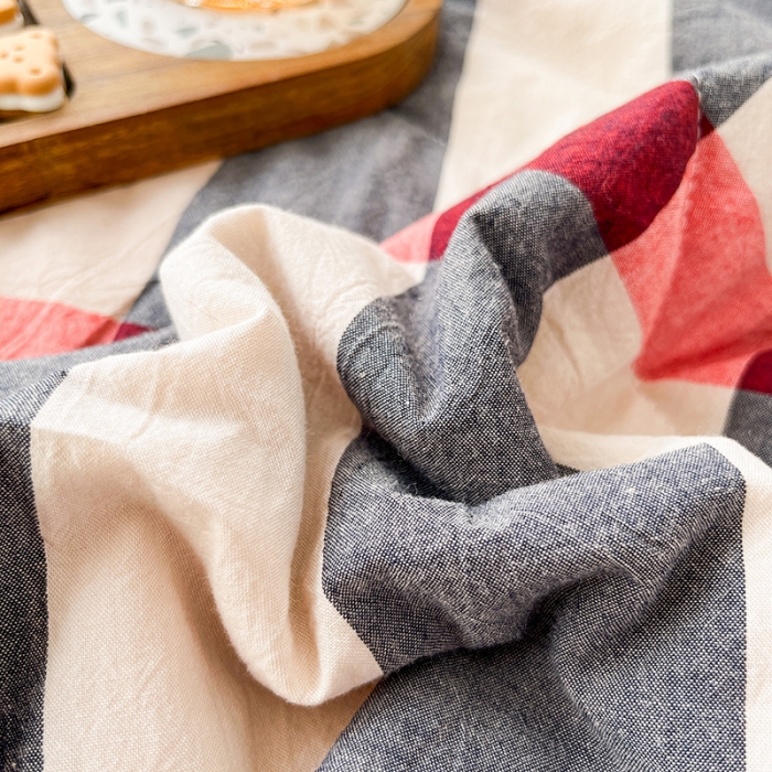 91家纺网 家纺一手货源 找家纺 天瑜 2024新款棉花芯色织水洗棉夏被 宝丽大格