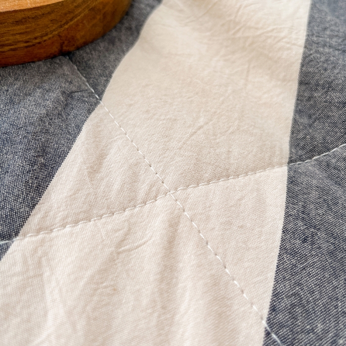 91家纺网 家纺一手货源 找家纺 天瑜 2024新款棉花芯色织水洗棉夏被 宝丽大格