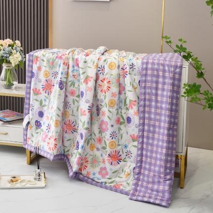 91家纺网 家纺一手货源 找家纺 (总)德芙 2023新款全棉夏被