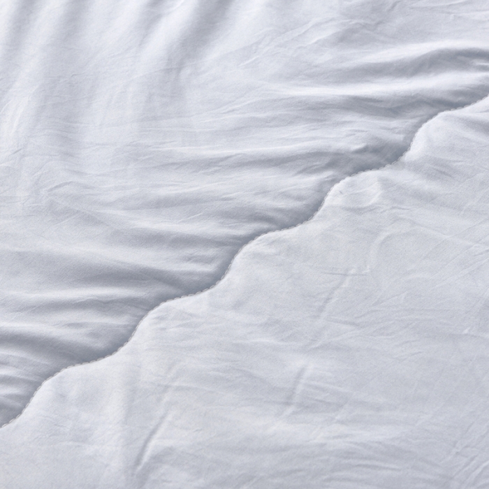 91家纺网 家纺一手货源 找家纺 德芙 2023新款水洗棉斜纹夏被 兰灰Blue grey