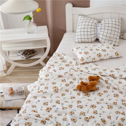 91家纺网 家纺一手货源 找家纺 （总）艾佳宝贝 2023生态针织棉大豆被夏被儿童被子