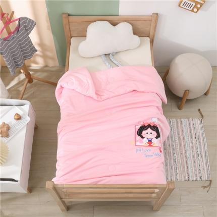 91家纺网 家纺一手货源 找家纺 （总）艾佳宝贝 2023生态针织棉烫画大豆夏被