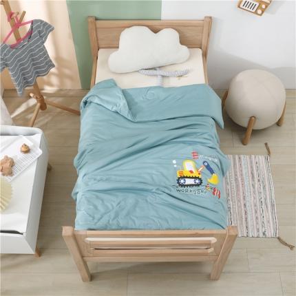 91家纺网 家纺一手货源 找家纺 （总）艾佳宝贝 2023生态针织棉烫画大豆夏被