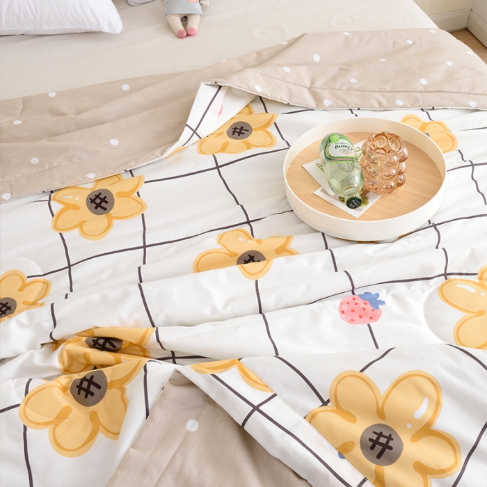 91家纺网 家纺一手货源 找家纺 (总)德芙 2023新款全棉夏被