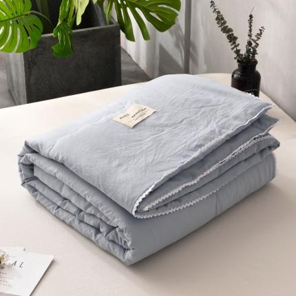 91家纺网 家纺一手货源 找家纺 (总)德芙 2023新款水洗棉斜纹夏被