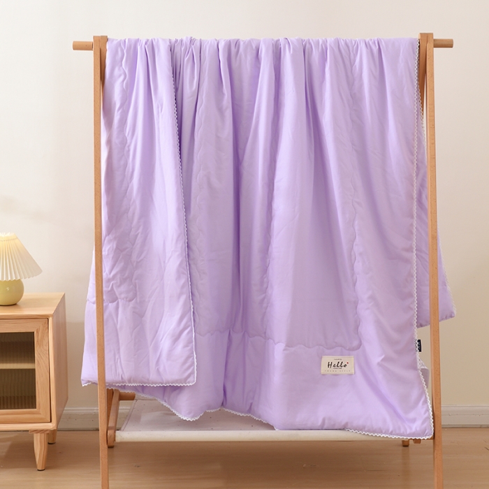 91家纺网 家纺一手货源 找家纺 (总)德芙 2023新款水洗棉斜纹夏被